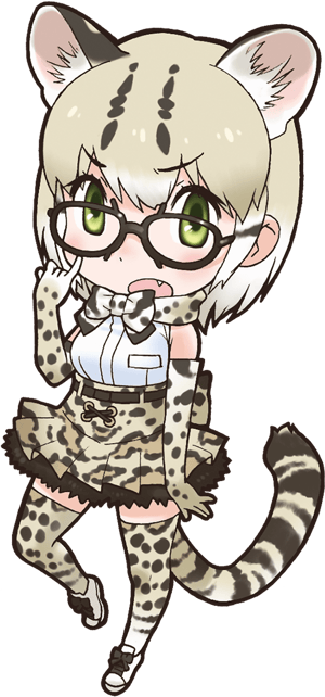 This is the Avatar Image for the Margay (Kemono Friends) AI Voice and Text to Speech Generator